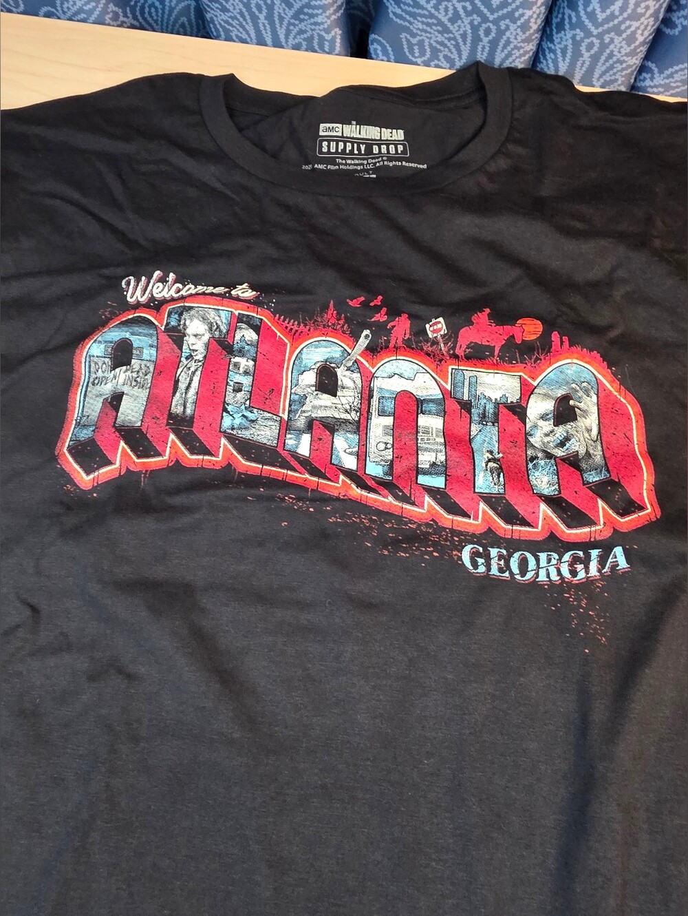 The Walking Dead Supply Drop Atlanta GA Graphic Tee - Men's XL (2021)